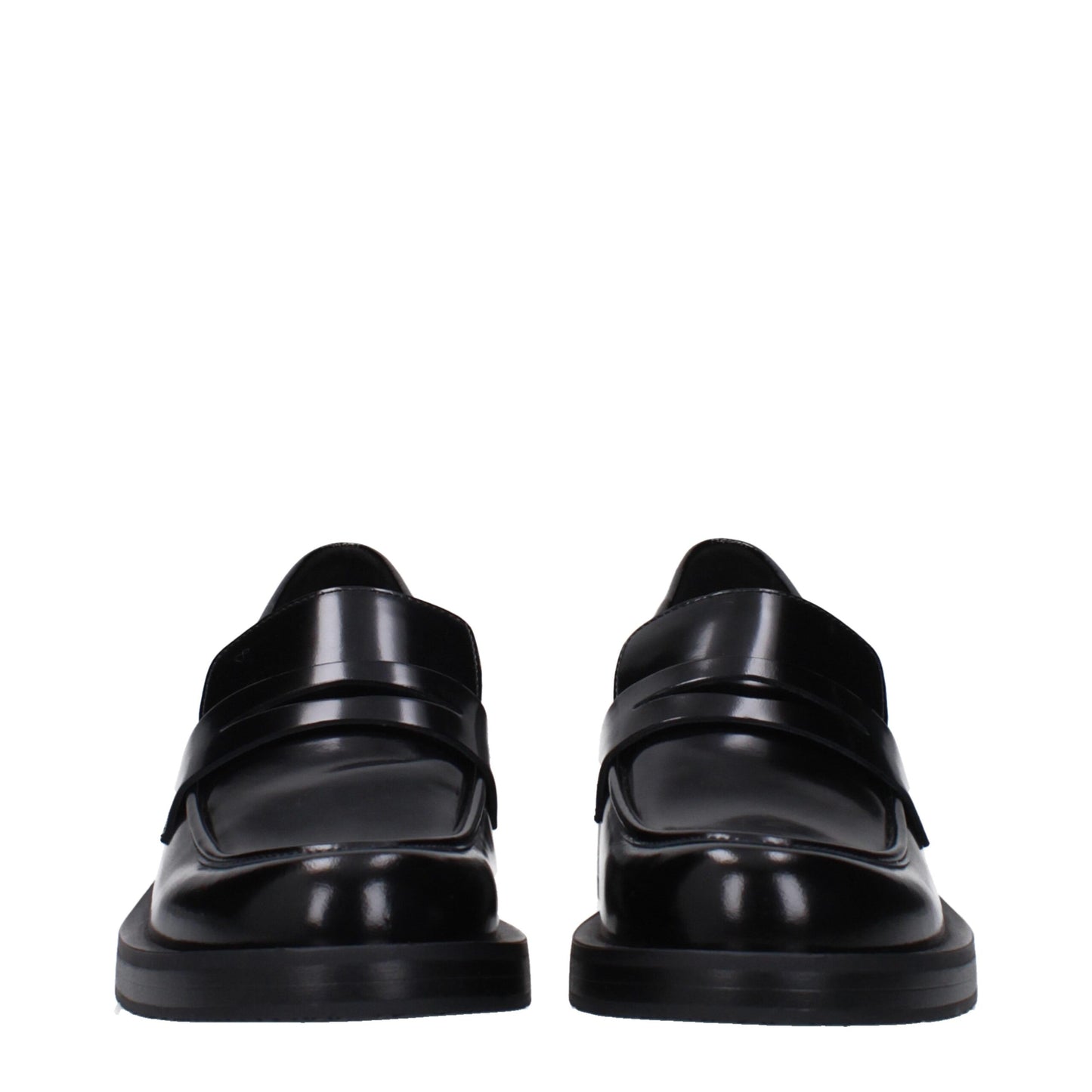Stuart Weitzman Black Leather Loafer