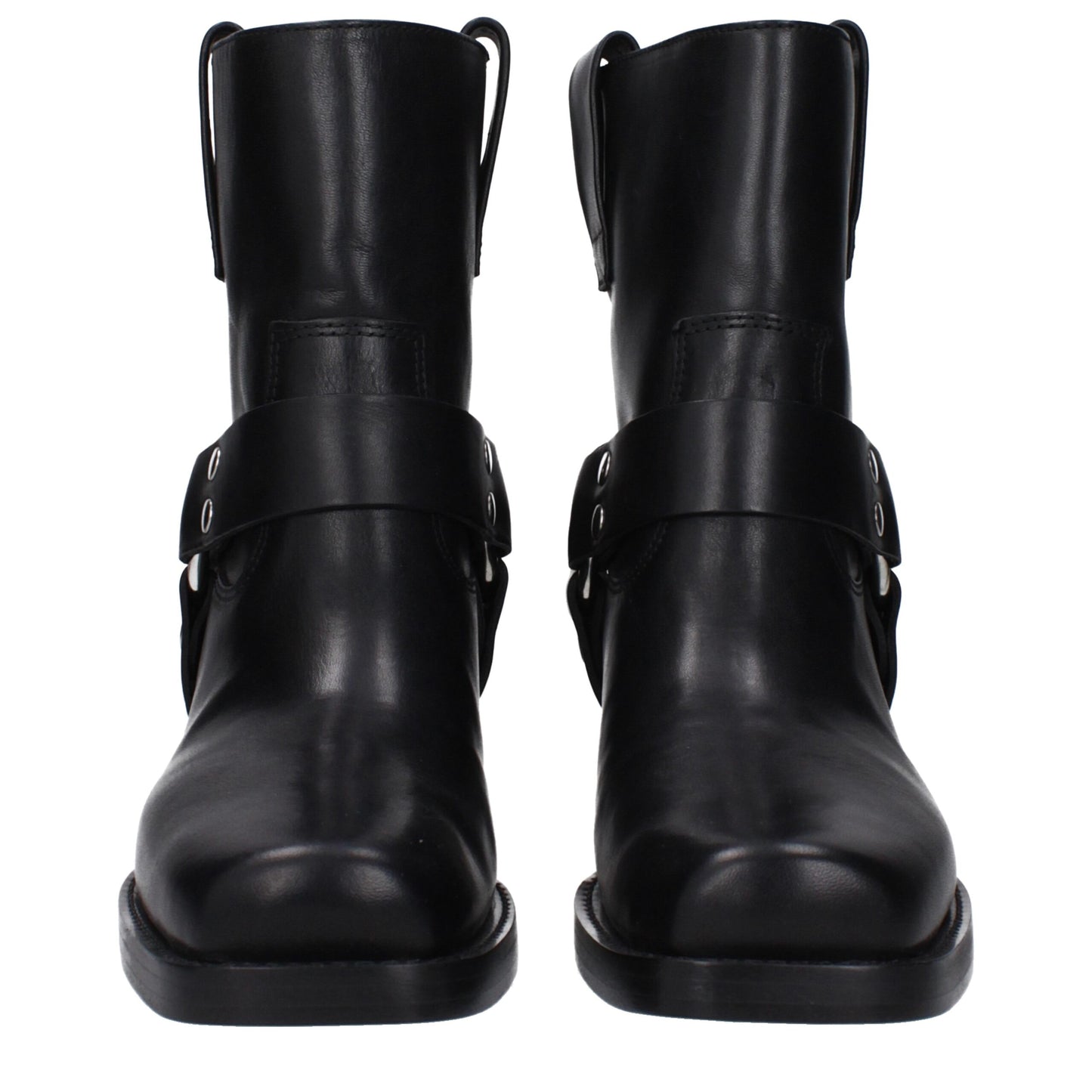 Paris Texas Black Leather Ankle
