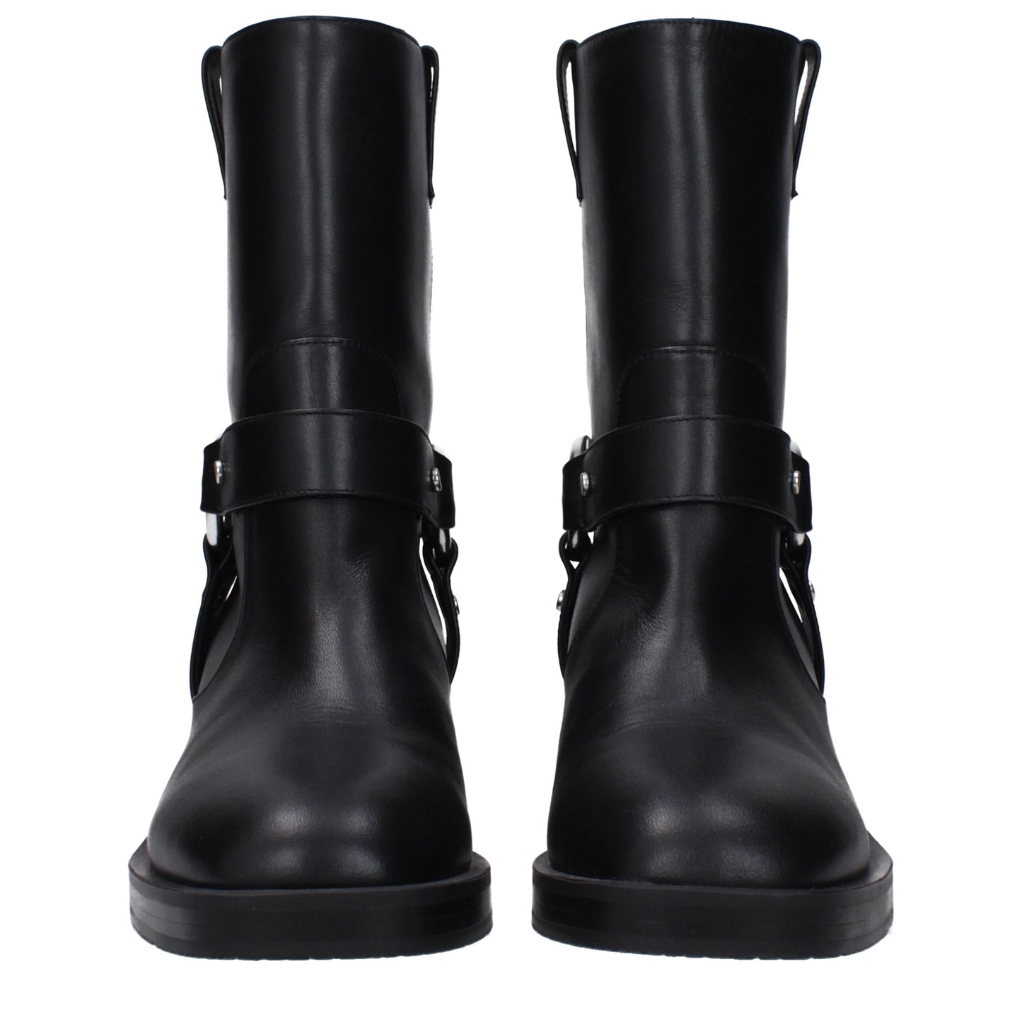 Stuart Weitzman Black Leather Ankle