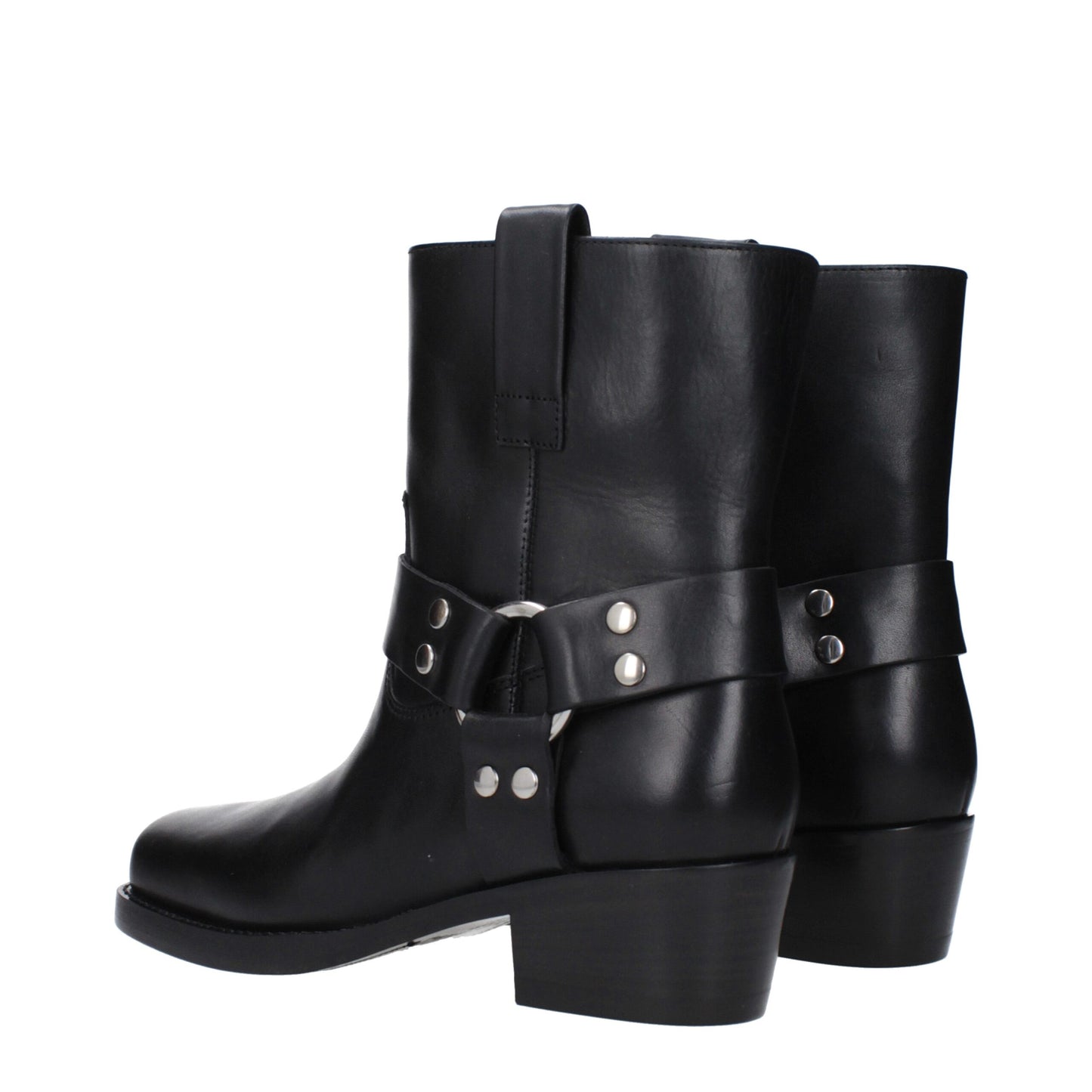 Paris Texas Black Leather Ankle