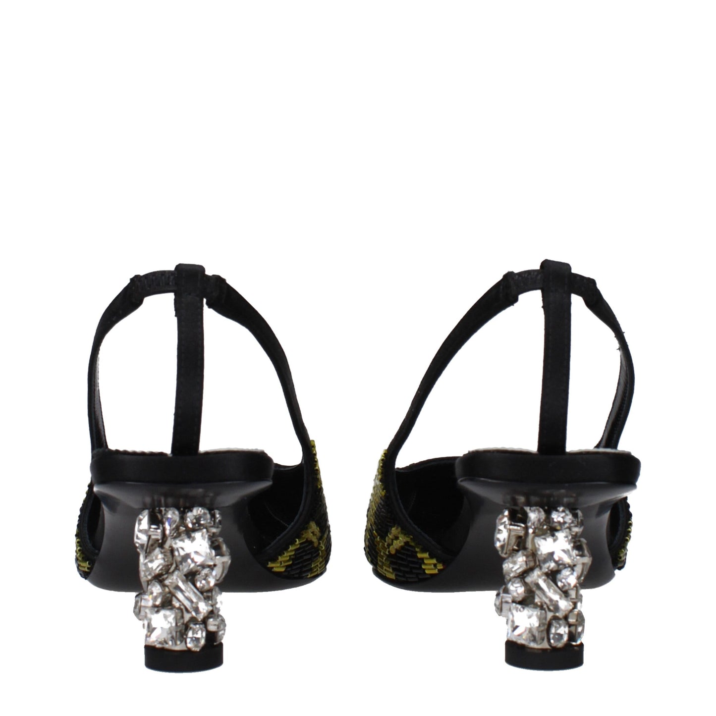 Tom Ford Yellow Satin Sandal