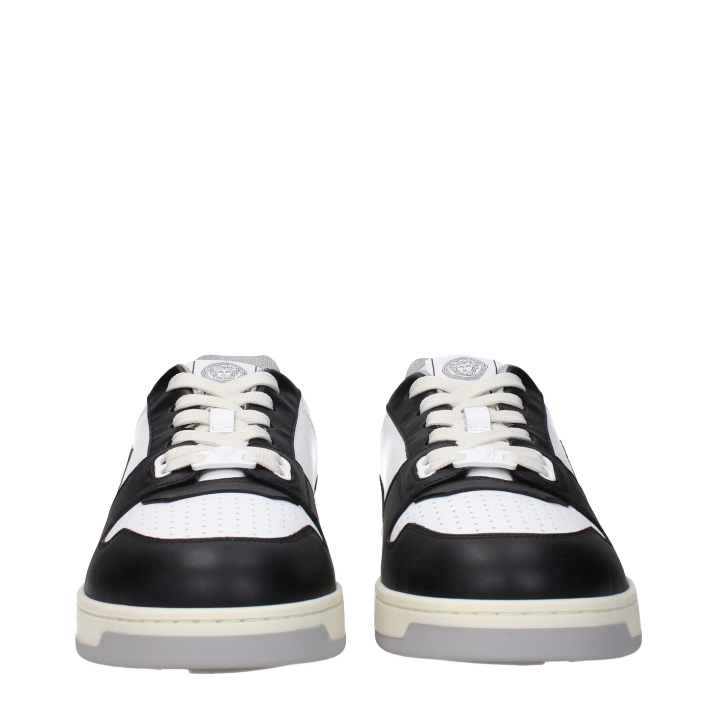 Versace White Leather Sneakers