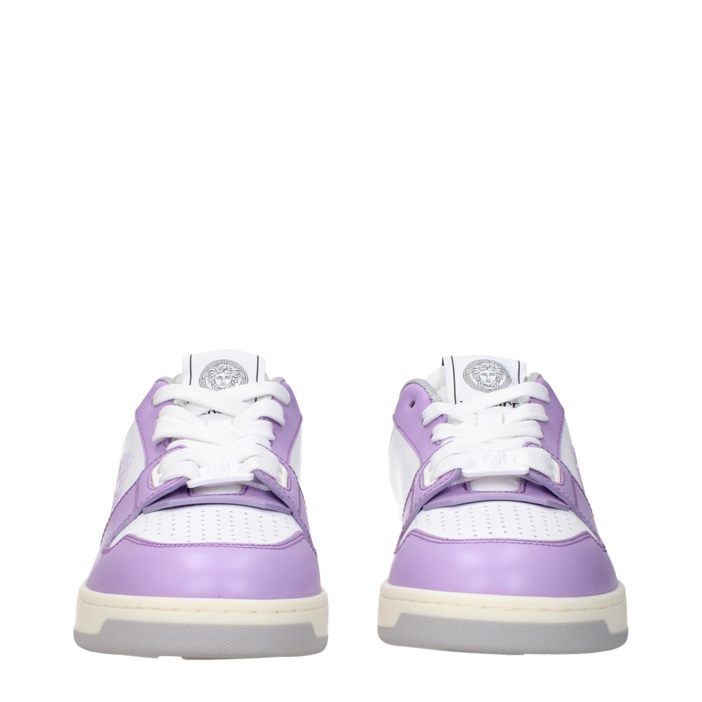 Versace White Leather Sneakers