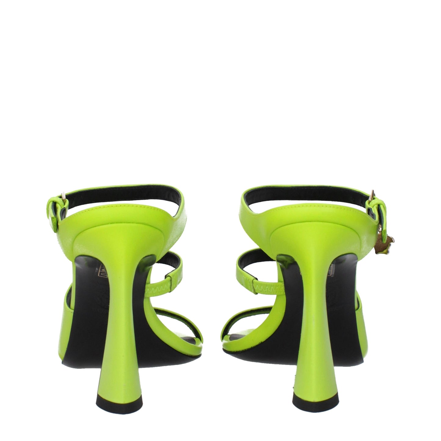 Versace Green Leather Sandal