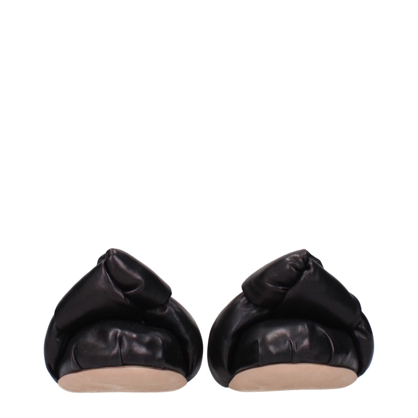 Miu Miu Black Leather Ballet Flat