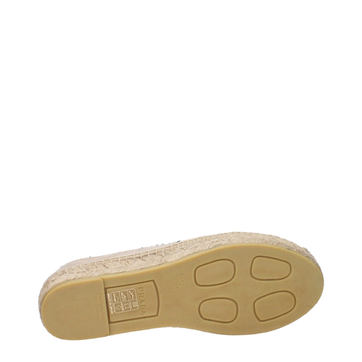 Prada Beige Fabric Espadrille