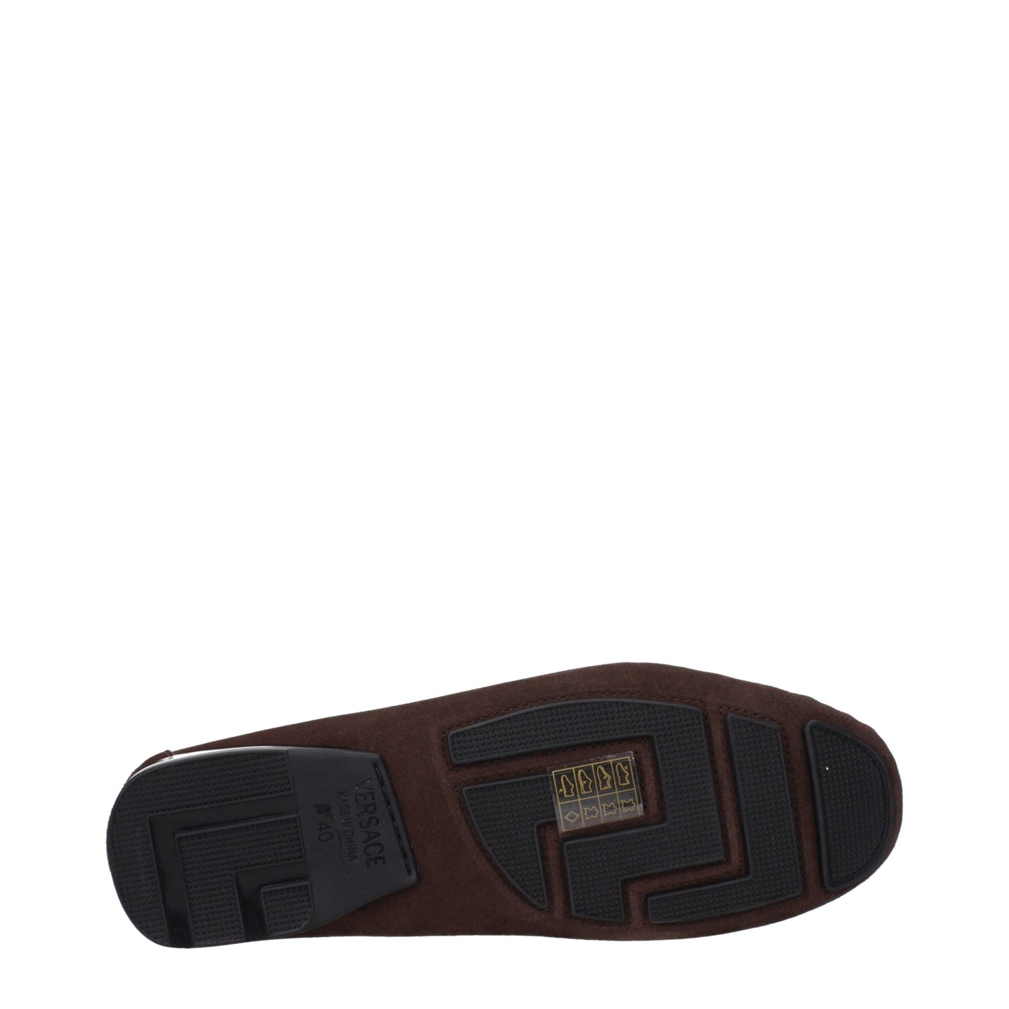Versace Brown Leather Loafer