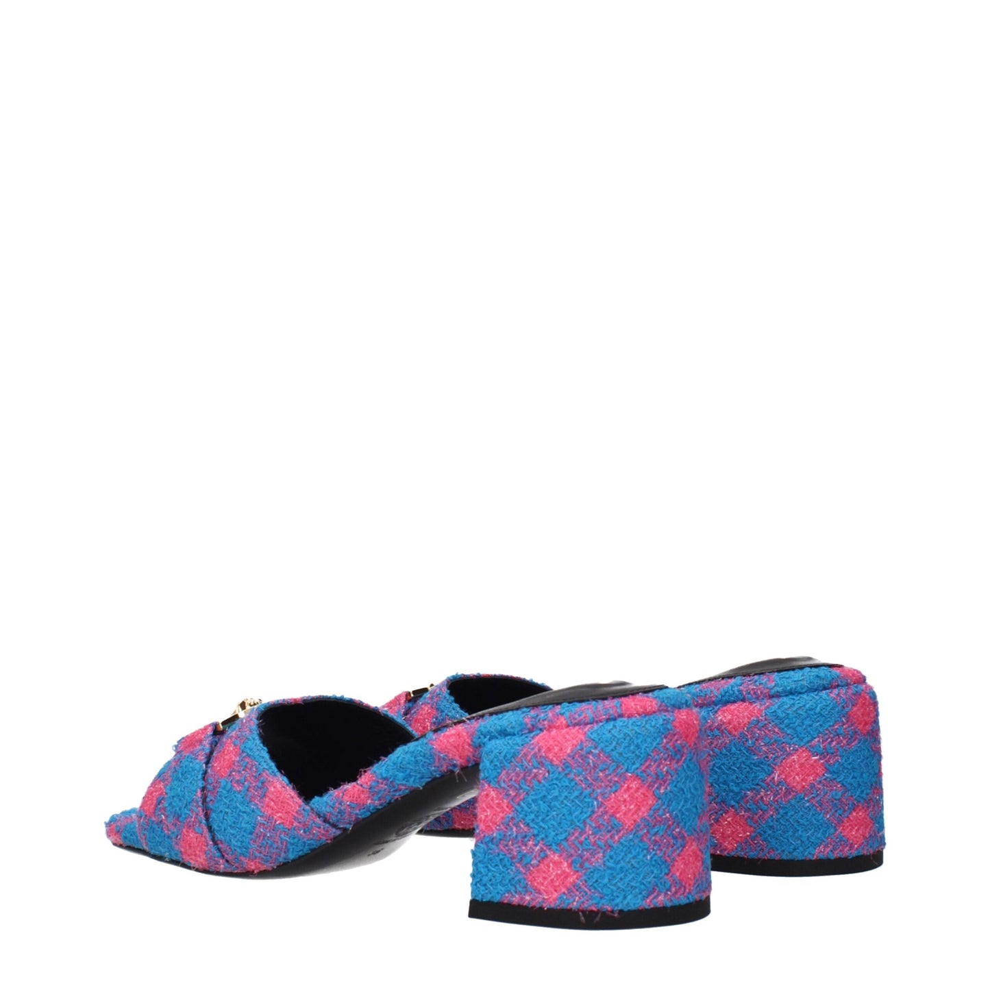Versace Blue Fabric Sandal