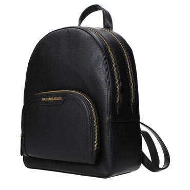 Michael Kors Black Leather Backpack