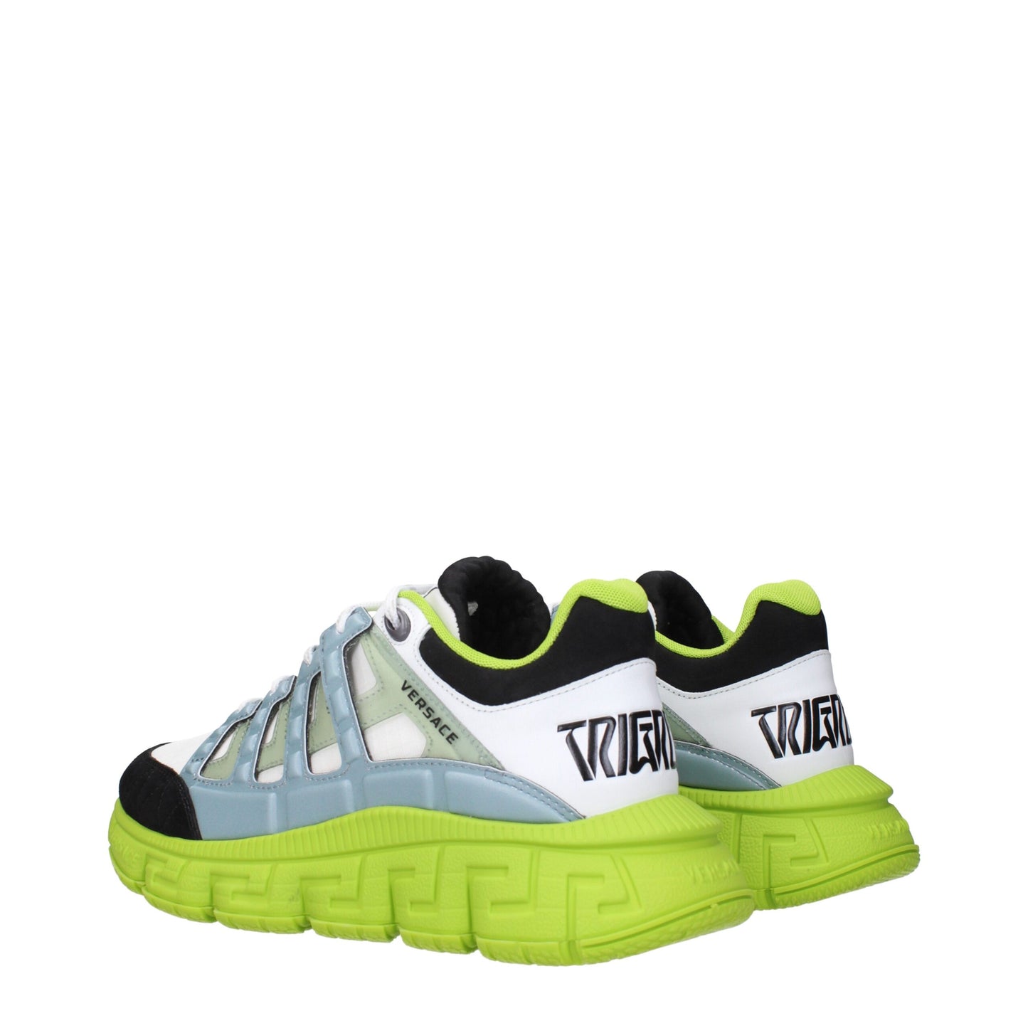 Versace White Fabric Sneakers