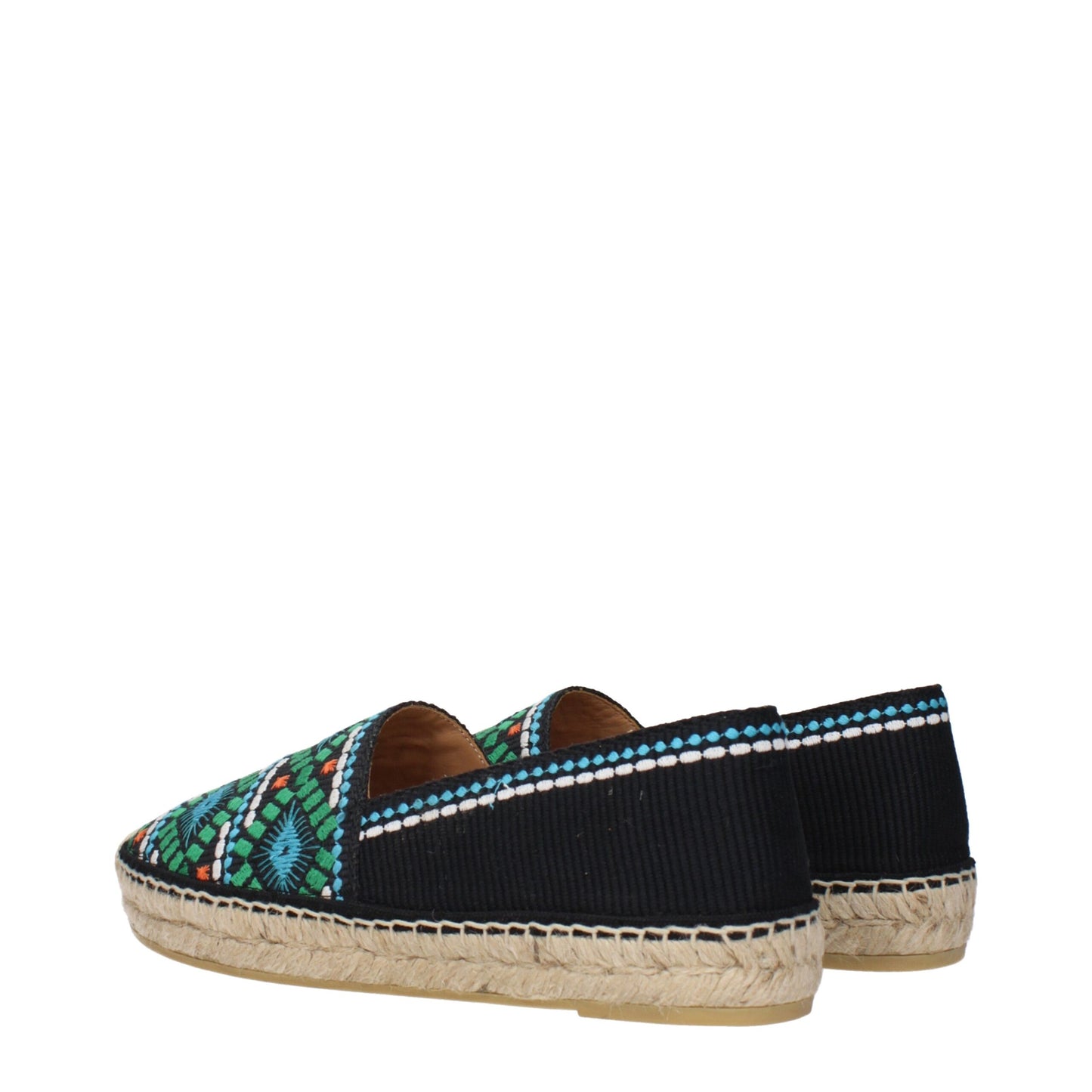 Prada Black Fabric Espadrille