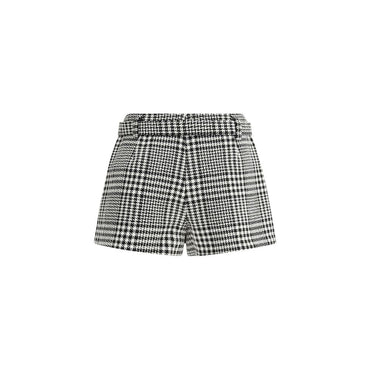 Self-Portrait Houndstooth wool Pants-skirt