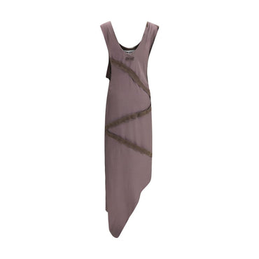 The Attico Asymmetrical midi Dress