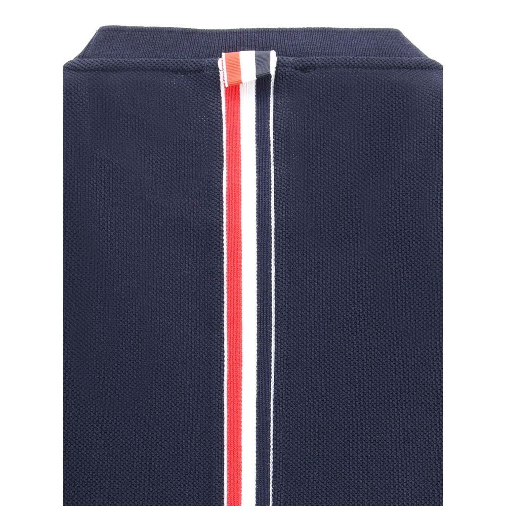 Thom Browne RELAXED FIT SHORT SLEEVE TEE W/ CENTER B