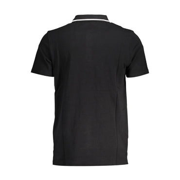 Fila Black Cotton Polo Shirt