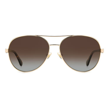 Kate Spade Gold Metal Sunglasses