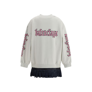 Balenciaga Sweatshirt Dress with logo