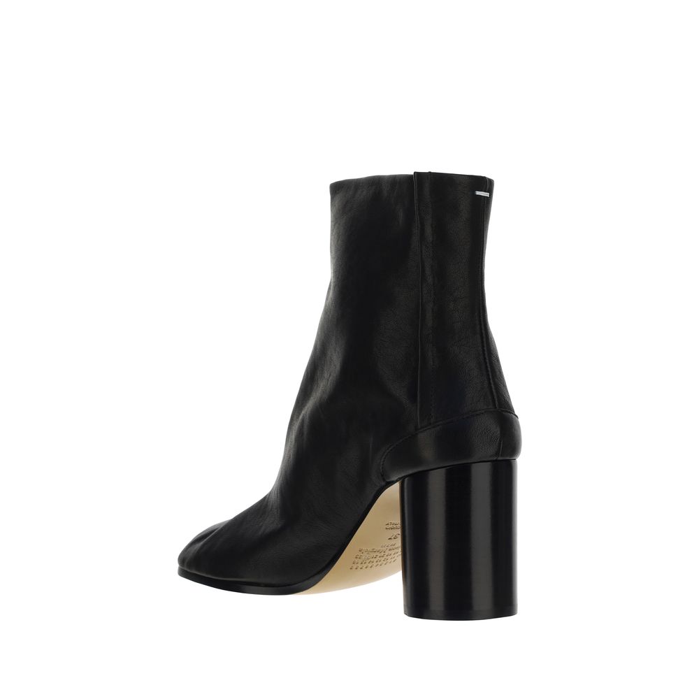 Margiela Tabi Ankle Boots - Black ankle boot on a white background