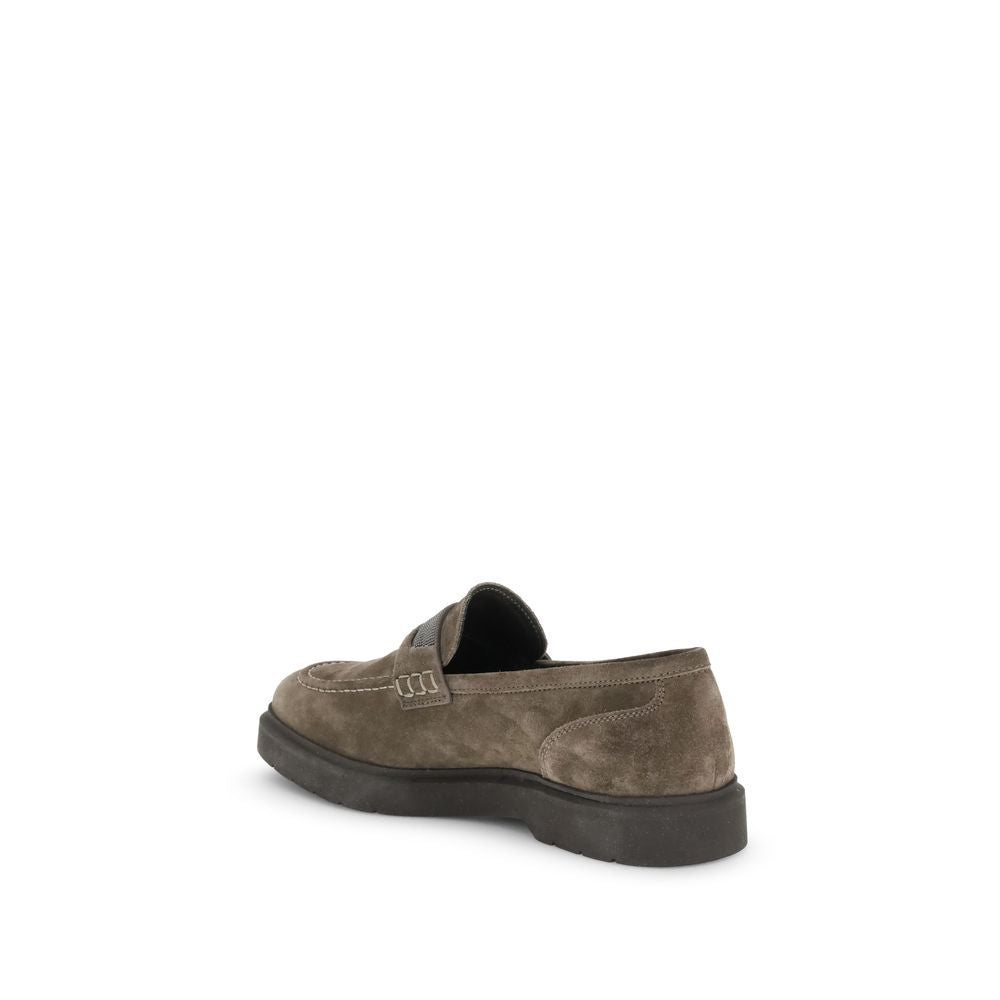 Brunello Cucinelli Leather Loafers