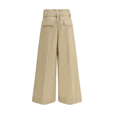 Brunello Cucinelli Pleated crop Pants