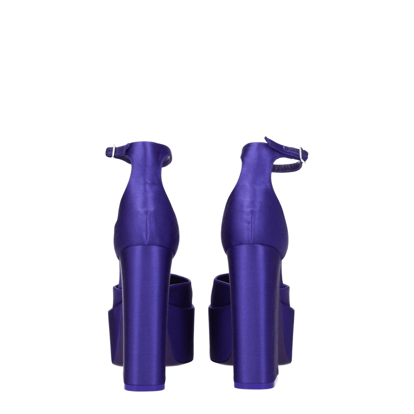 Paris Texas Purple Satin Sandal