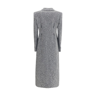 Alessandra Rich Tweed long Coat