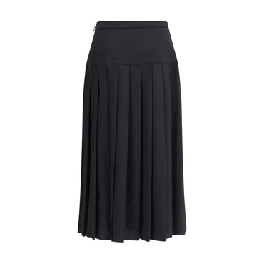 Alessandra Rich Pleated midi Skirt