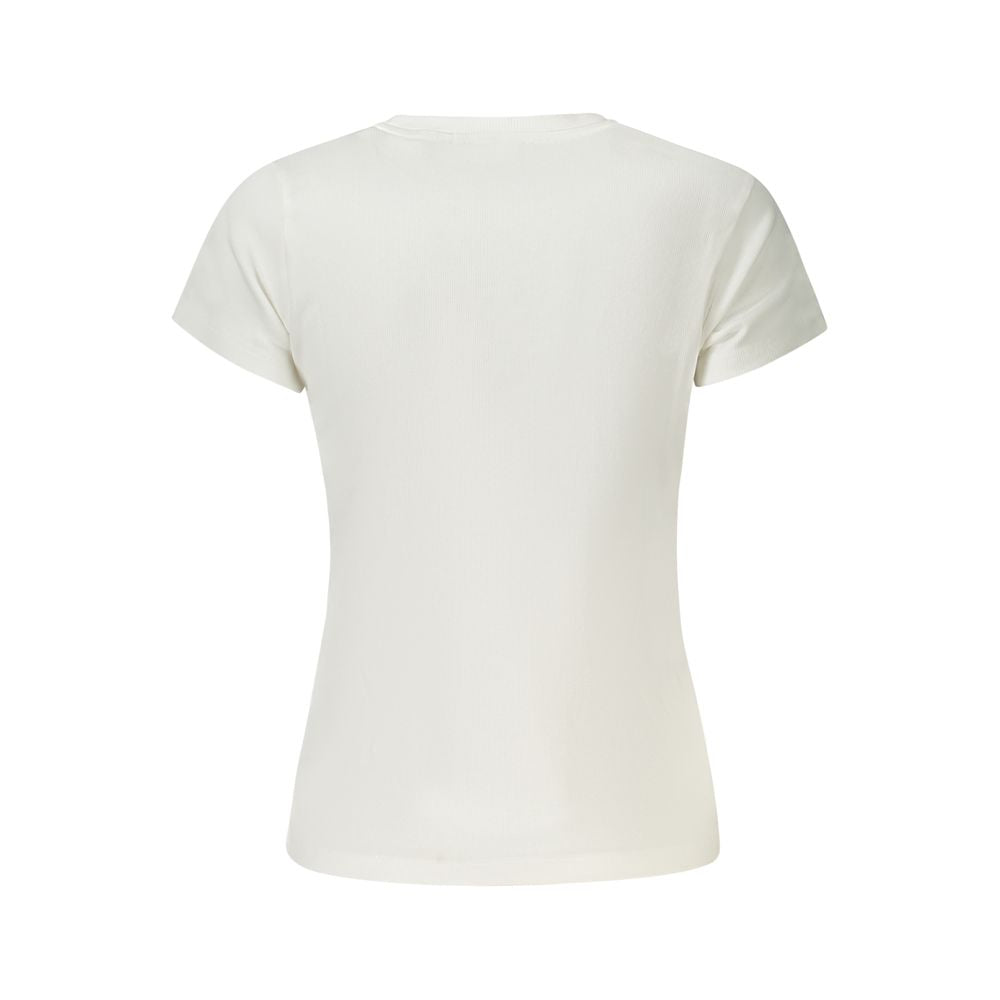 Pepe Jeans White Cotton Tops & T-Shirt