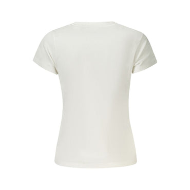 Pepe Jeans White Cotton Tops & T-Shirt