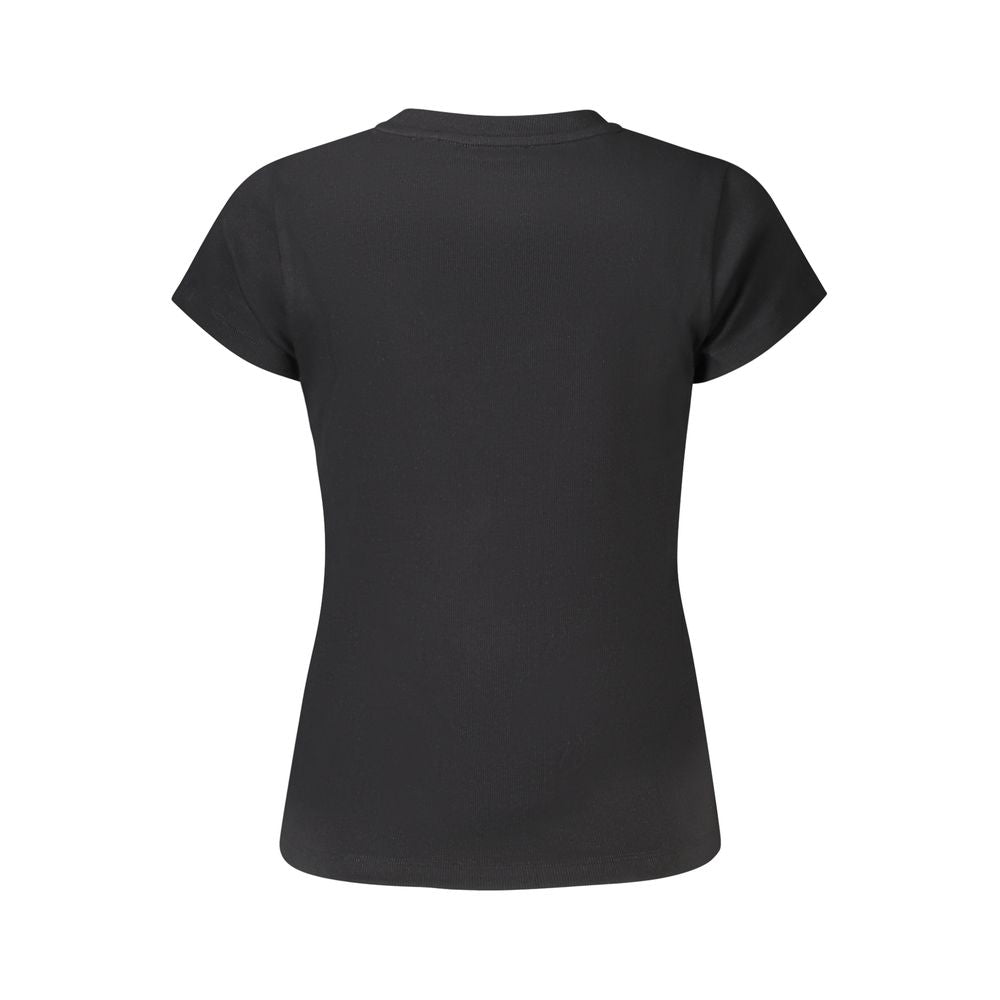 Pepe Jeans Black Cotton Tops & T-Shirt