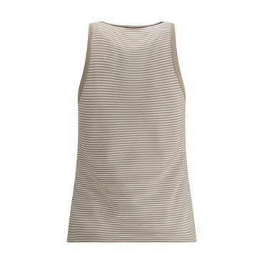 Brunello Cucinelli Striped Tank Top