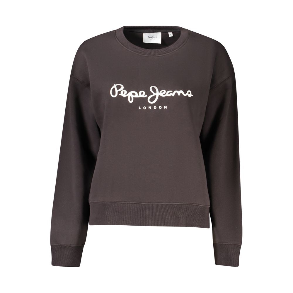 Pepe Jeans Black Cotton Sweater