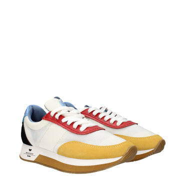 Max Mara White Fabric Athletic Sneakers