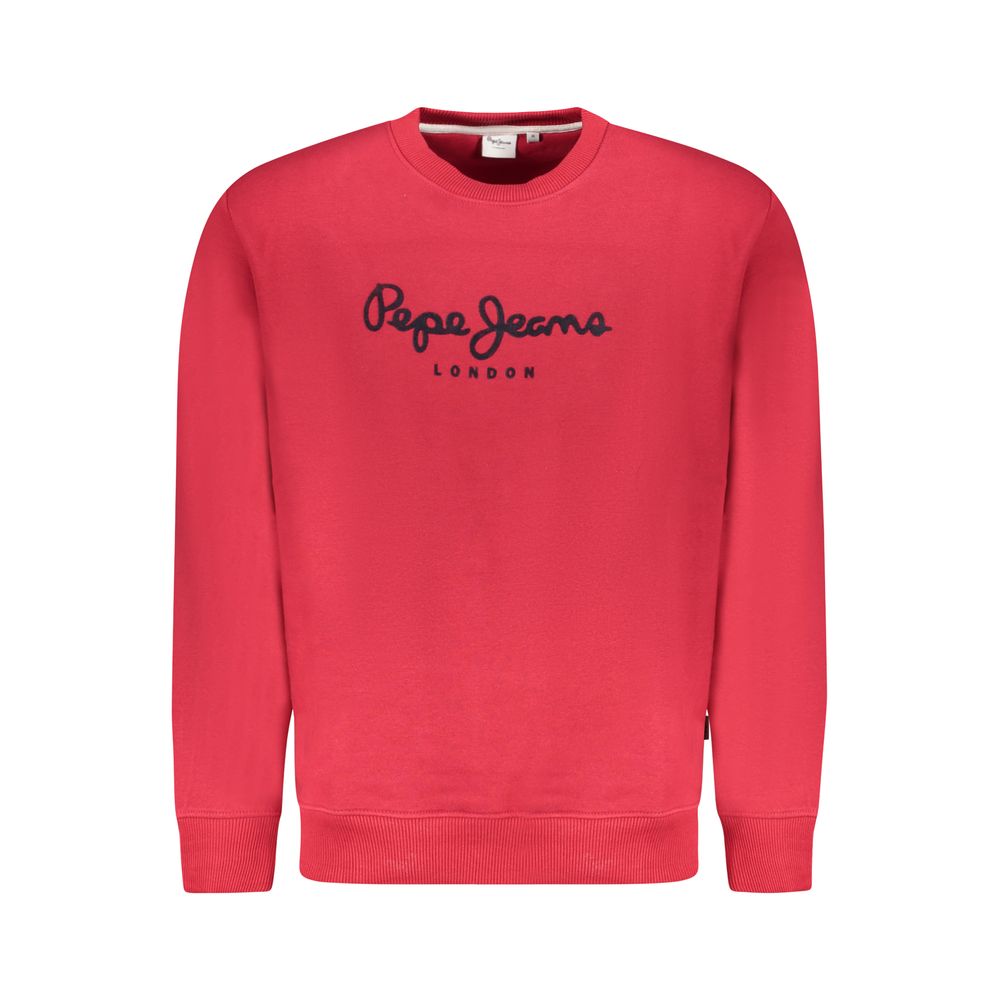 Pepe Jeans Red Cotton Sweater