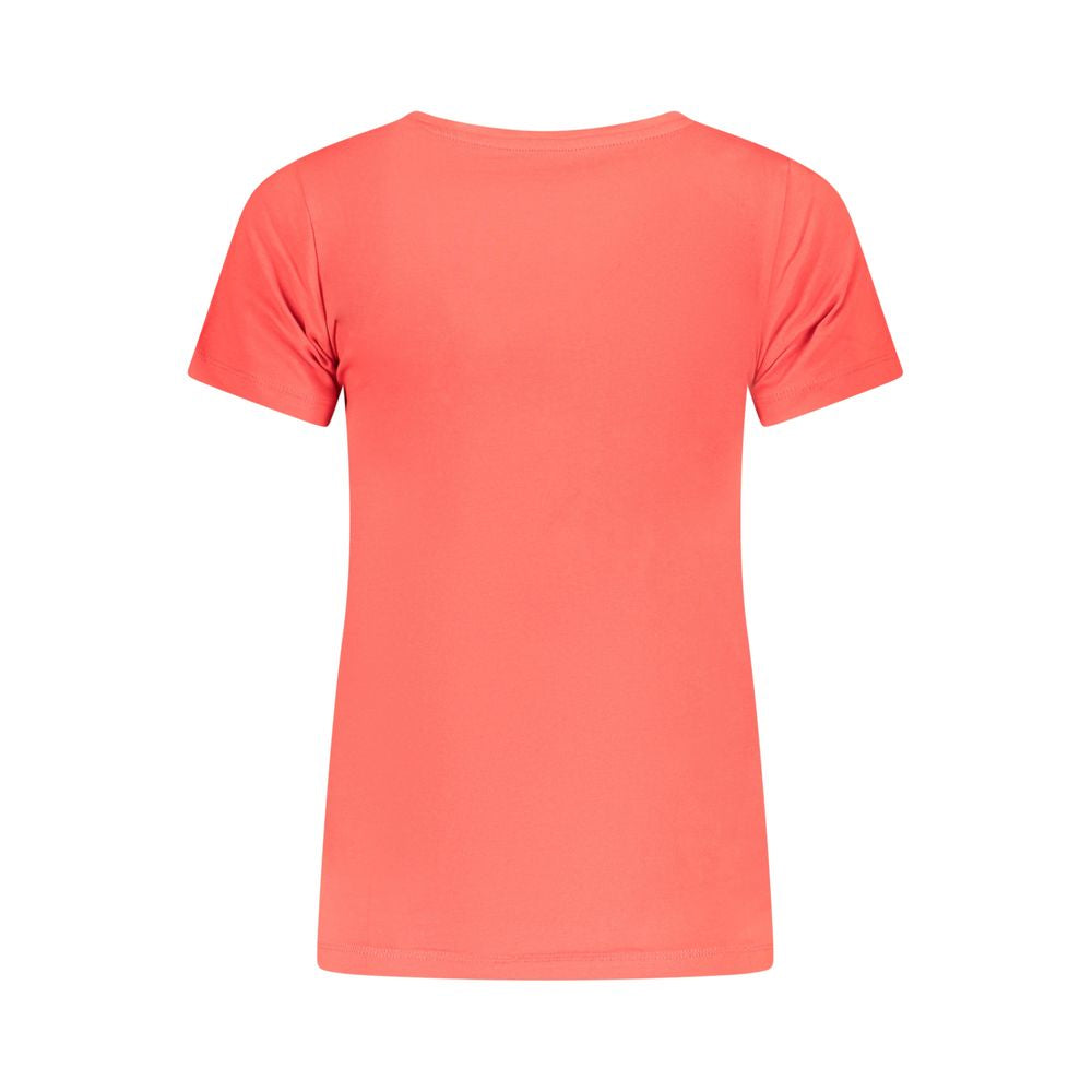 Pepe Jeans Red Cotton Tops & T-Shirt