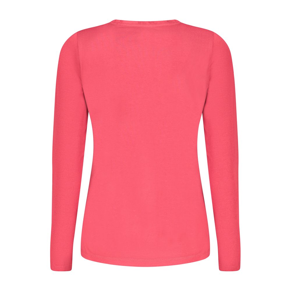 Pepe Jeans Red Cotton Tops & T-Shirt