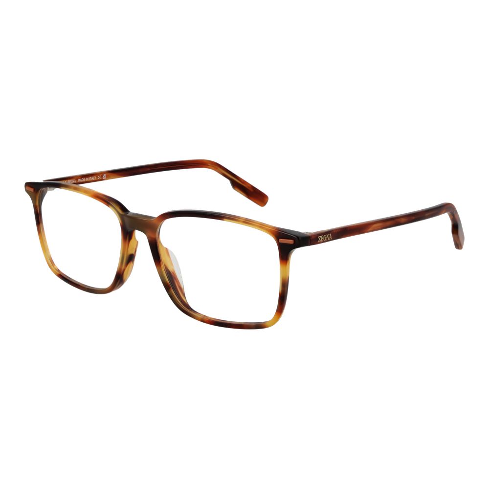 Ermenegildo Zegna Brown Unisex Optical Frames