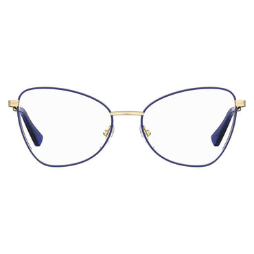 Moschino Blue Metal Frames