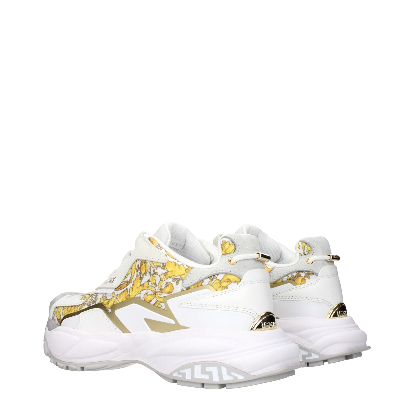 Versace Gold Fabric Low Tops
