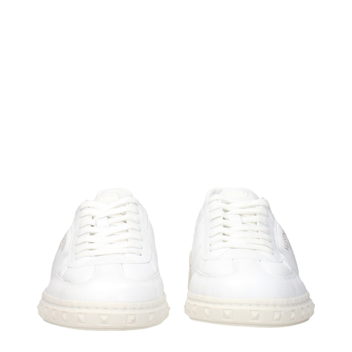 Valentino Garavani White Leather Low Tops