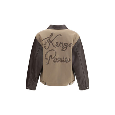 Kenzo Wool and leather college Jacket
