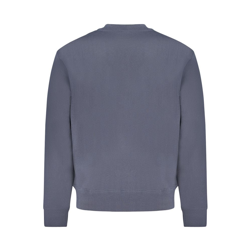 Hugo Boss Blue Cotton Sweater