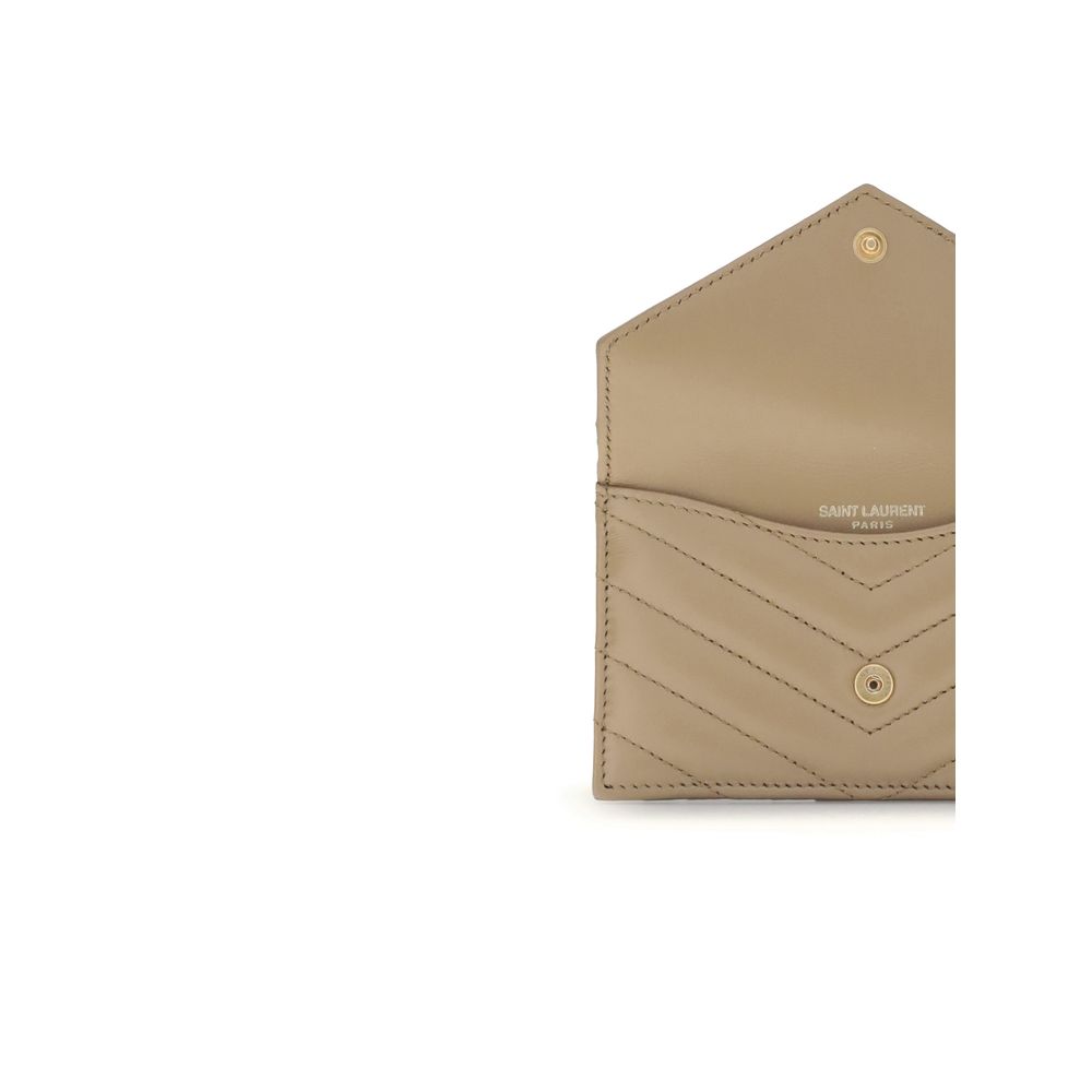 Saint Laurent Cassandre Matelassé Card Holder