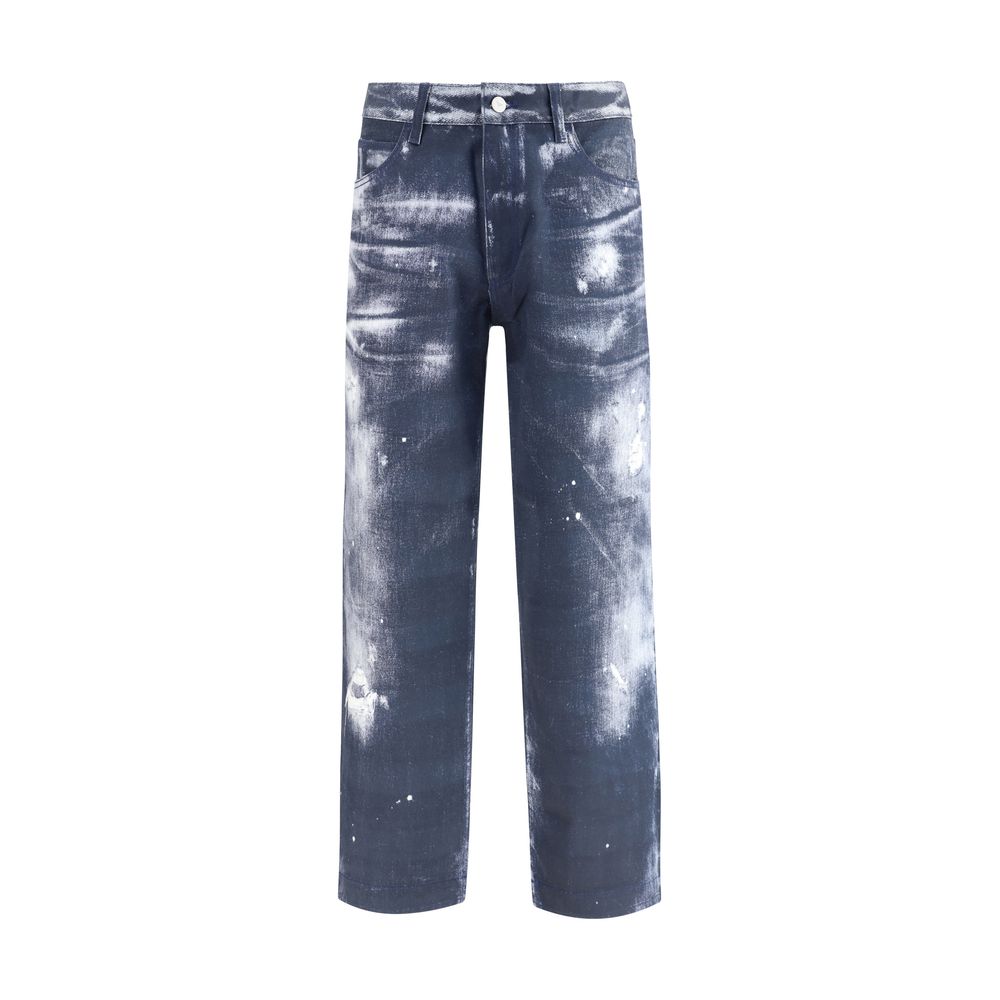 Emporio Armani Denim print Pants