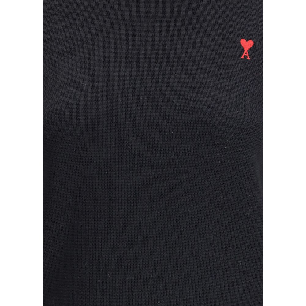 Ami Paris PULL COL ROULE AMI DE COEUR