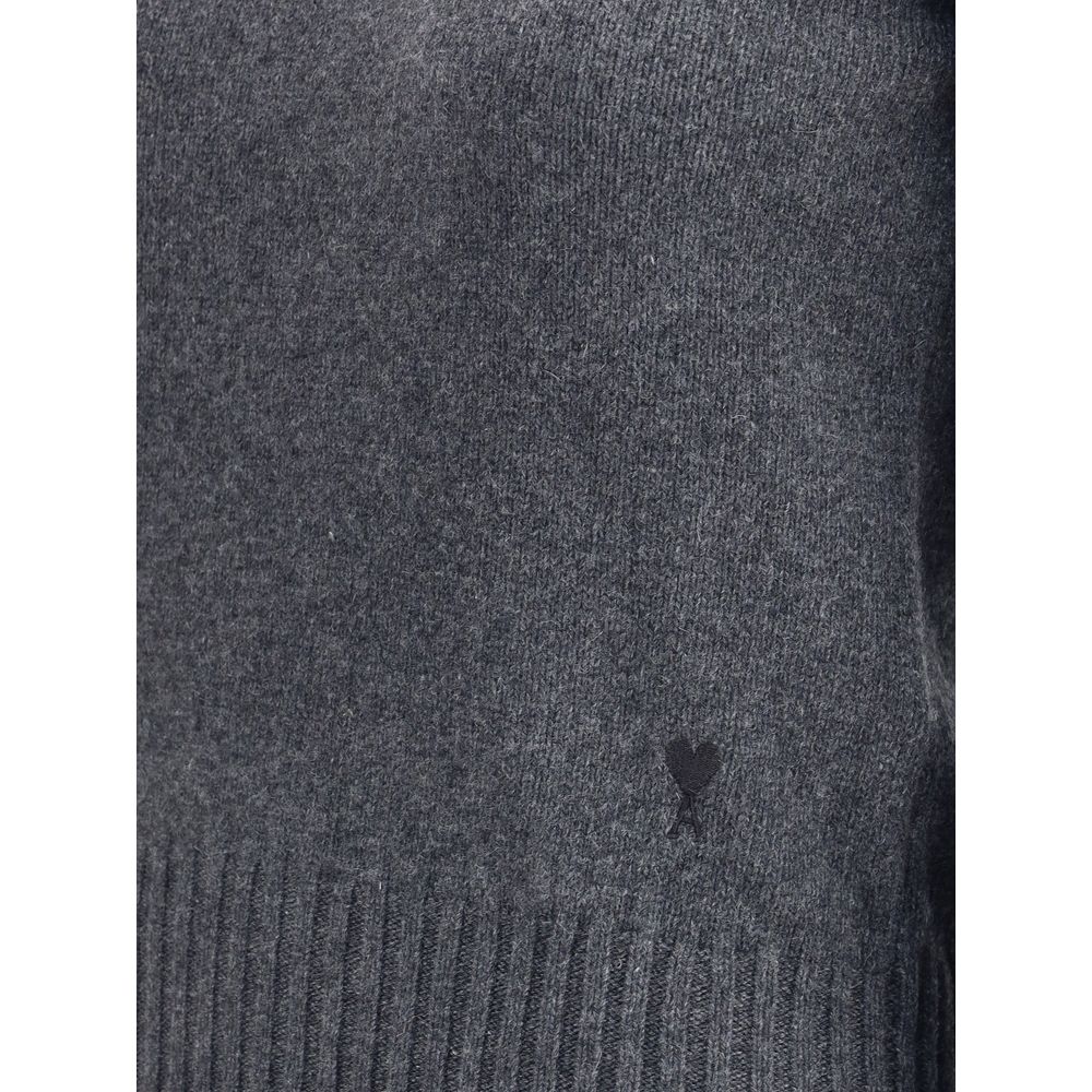 Ami Paris PULL COL ROND AMI DE COEUR