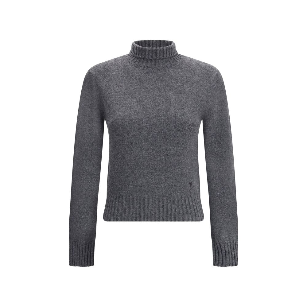 Ami Paris PULL COL CHEMINEE AMI DE COEUR