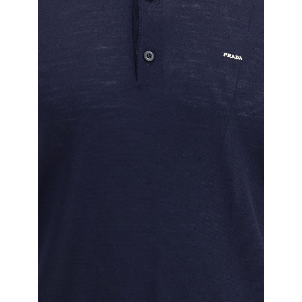 Prada Virgin wool polo Sweater