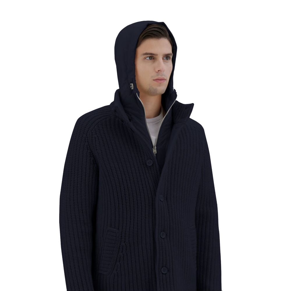 Herno Blue Wool Jacket