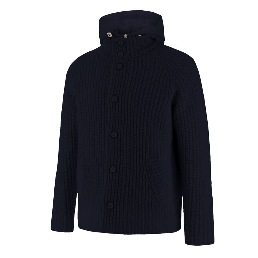 Herno Blue Wool Jacket